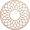 Ekena Millwork Cannes Wood Fretwork Pierced Ceiling Medallion, Cherry, 40"OD x 13 5/8"ID x 3/8"T CMWP40X40X0375CNCH - alternate 1